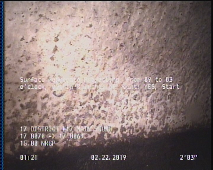 Surface Aggregate Projecting, from 09 to 03 o'clock, within 8 inches of joint: YES, Start