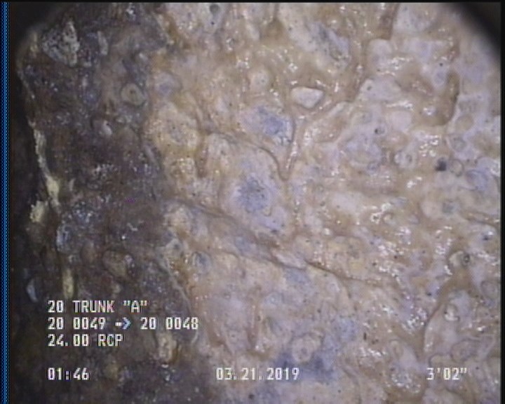 Surface Aggregate Projecting, from 08 to 04 o'clock, within 8 inches of joint: YES, Start