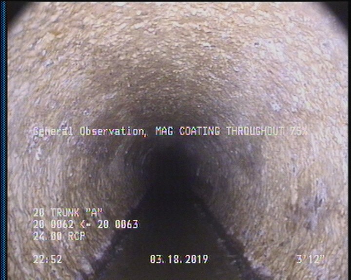 General Observation - MAG COATING THROUGHOUT 75%