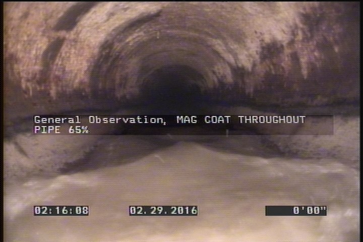General Observation - MAG COAT THROUGHOUT PIPE 65%