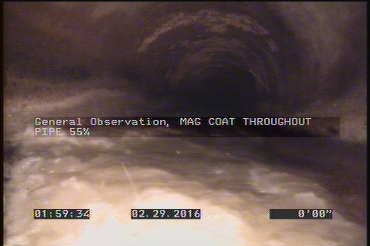 General Observation - MAG COAT THROUGHOUT PIPE 55%