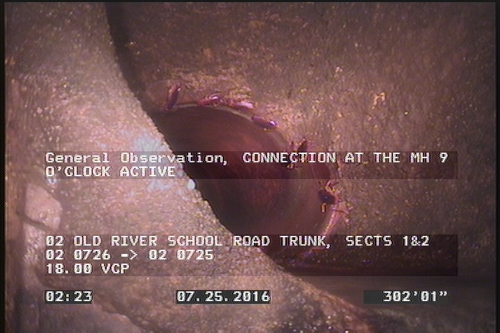 General Observation - CONNECTION AT THE MH 9 O'CLOCK ACTIVE