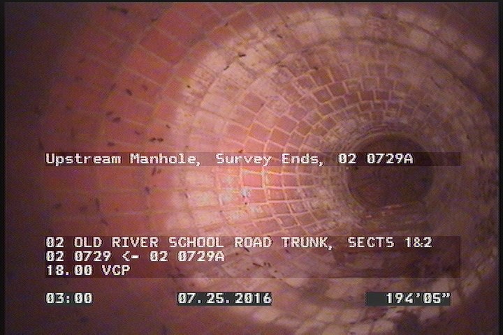 Upstream Manhole, Survey Ends - 02 0729A