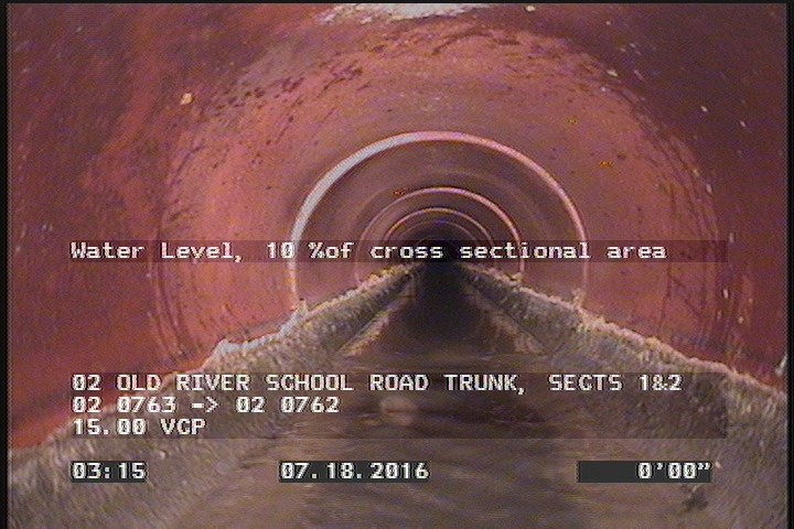 Water Level, 10 %of cross sectional area