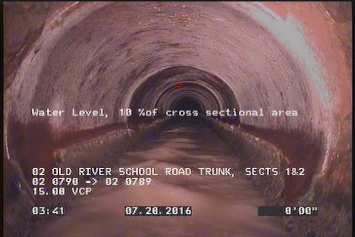 Water Level, 10 %of cross sectional area