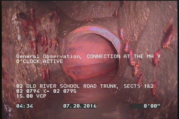 General Observation - CONNECTION AT THE MH 9 O'CLOCK ACTIVE