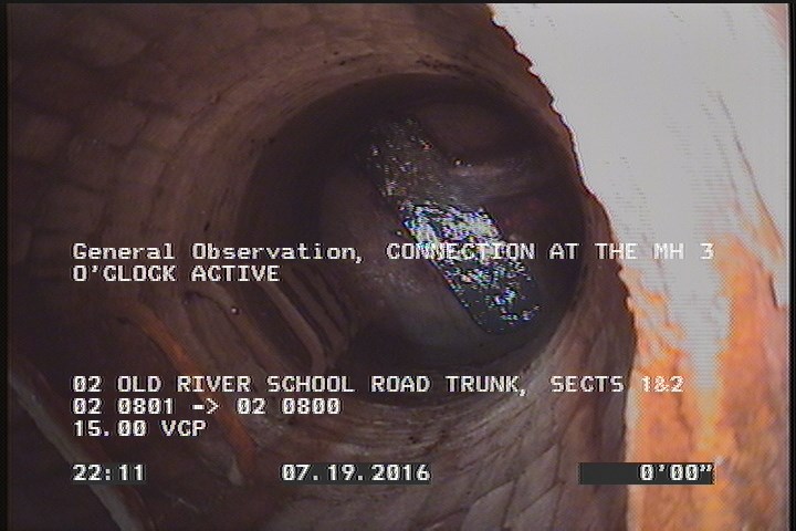 General Observation - CONNECTION AT THE MH 3 O'CLOCK ACTIVE