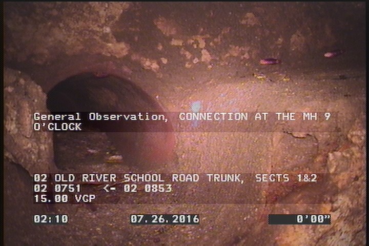General Observation - CONNECTION AT THE MH 9 O'CLOCK