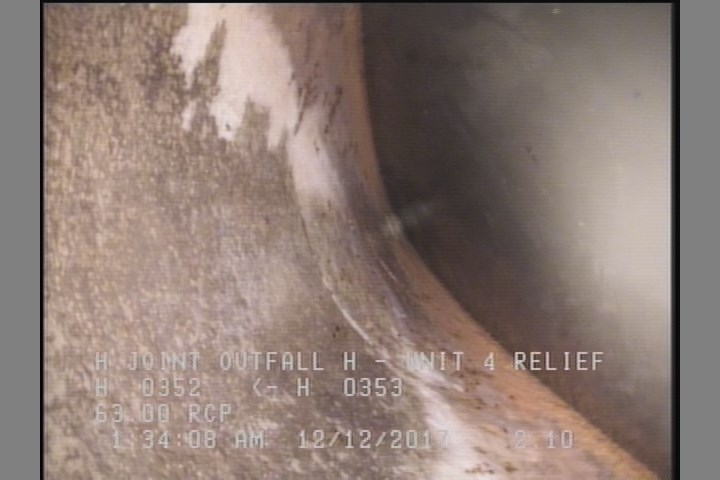 Survey Abandoned - UP LEG OF THE D/S SIPHON