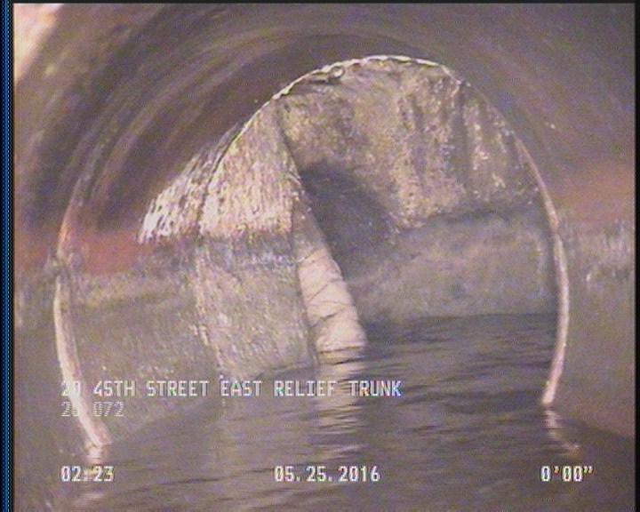 Downstream Manhole, Survey Ends - 20 0721