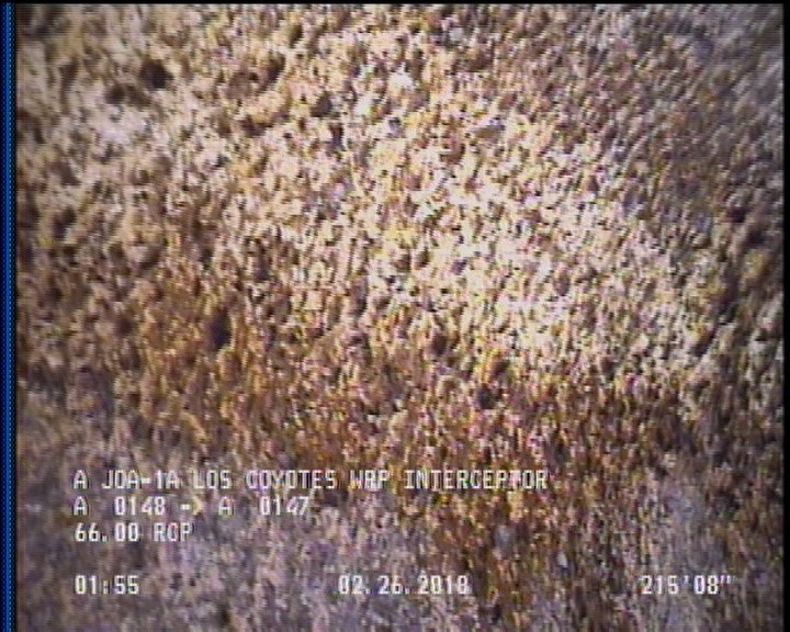 Surface Aggregate Projecting, from 08 to 04 o'clock, within 8 inches of joint: YES, Start