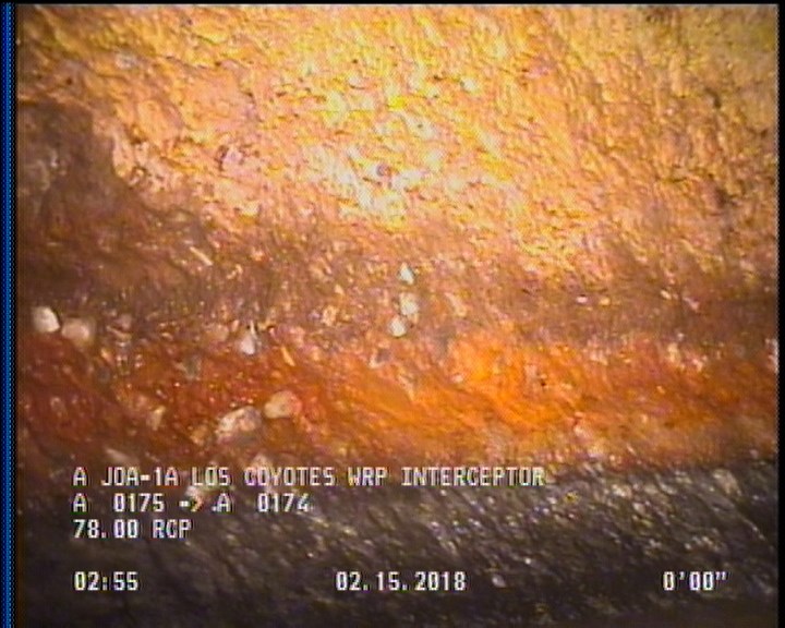Surface Aggregate Projecting, from 08 to 04 o'clock, within 8 inches of joint: YES, Start