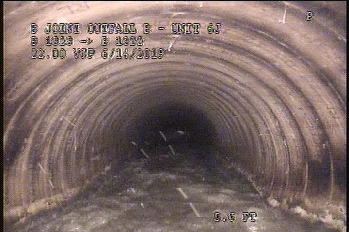 Upstream Manhole, Survey Begins - 11:38 AM
