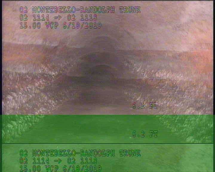 Deposits Attached Grease, 10 %of cross sectional area, from 03 to 09 o'clock, , within 8 inches of joint: YES, Start