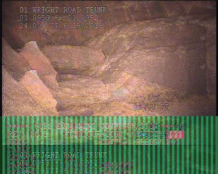 Surface Missing Wall, from 08 to 09 o'clock, within 8 inches of joint: NO - CHANNEL INSIDE MH# 952 AT 8:00 - 2.3' LONG