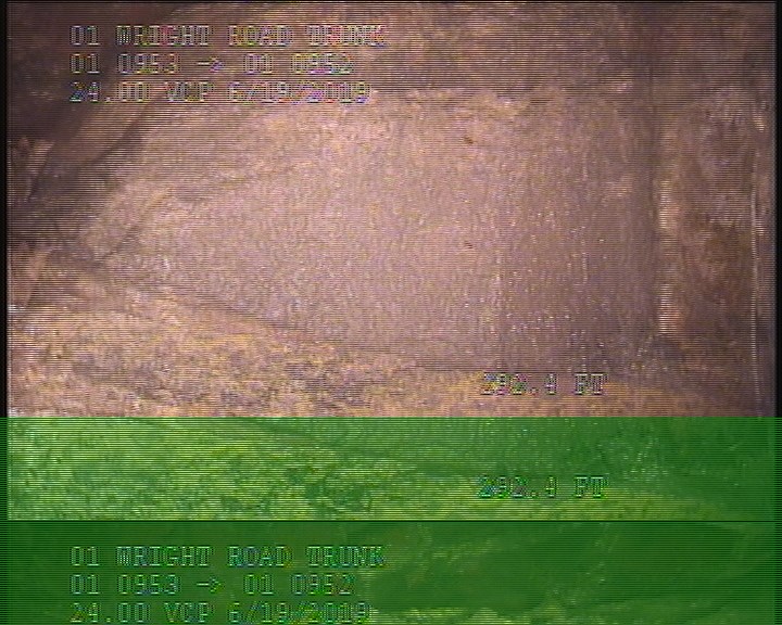 Surface Missing Wall, from 08 to 09 o'clock, within 8 inches of joint: NO - CHANNEL INSIDE MH# 952- 2.3' LONG