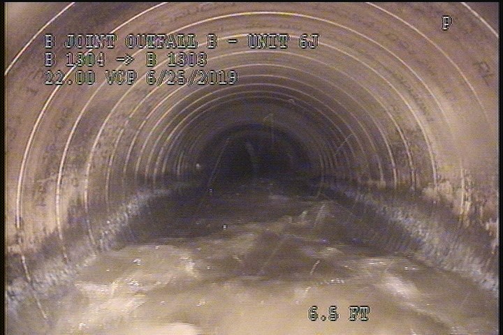 Water Mark, 20 %of cross sectional area