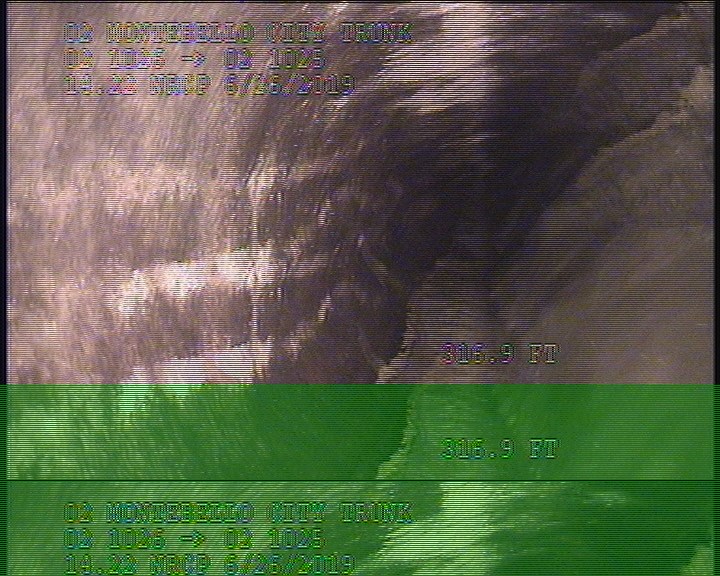 Lining Failure Other, from 08 to 04 o'clock, within 8 inches of joint: NO - LIGHT AREAS POSSIBLE LINER CORRISON THROUGHOUT REACH