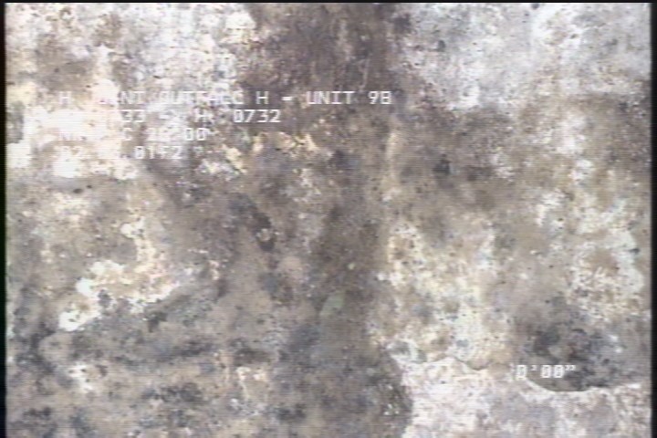 Surface Spalling, from 08 to 04 o'clock, within 8 inches of joint: YES, Start - BLIISTERING FLAKING CONCRETE