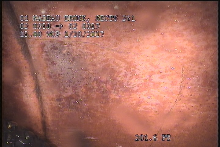 Crack Spiral, from 08 to 04 o'clock, within 8 inches of joint: YES