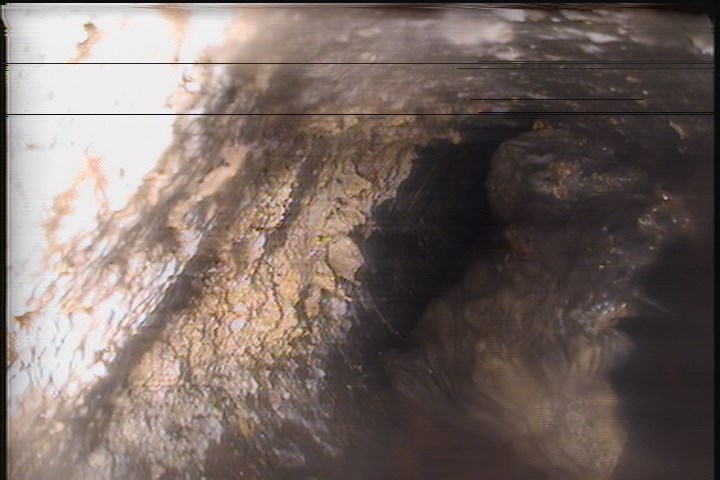 Deposits Attached Grease, 75 %of cross sectional area, from 09 to 03 o'clock, , within 8 inches of joint: YES