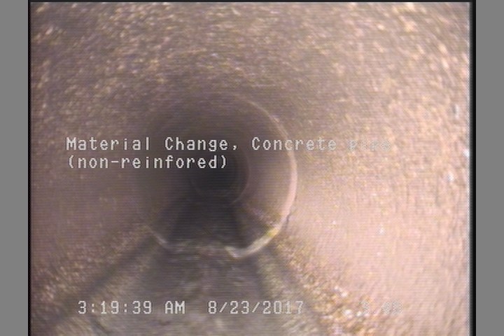 Material Change, Concrete pipe (non-reinfored)