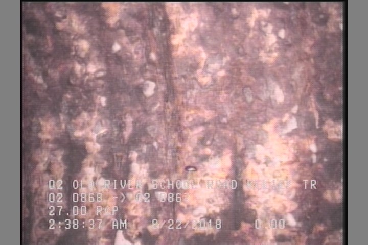 Surface Reinforcement Corroded Mechanical, from 10 to 02 o'clock, within 8 inches of joint: YES, Start