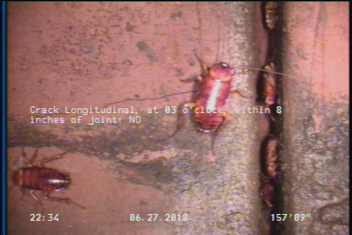 Crack Longitudinal, at 03 o'clock, within 8 inches of joint: NO