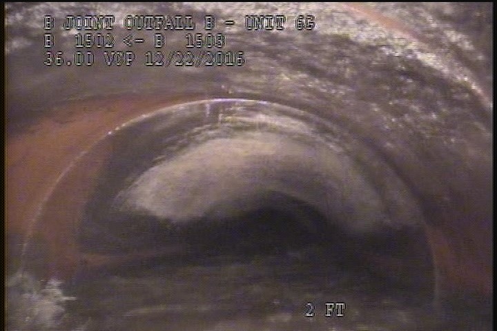 Downstream Manhole, Survey Begins - 10:00 AM