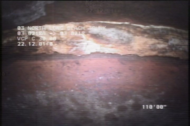 Deposits Attached Grease, 5 %of cross sectional area, from 12 to 04 o'clock, , within 8 inches of joint: YES