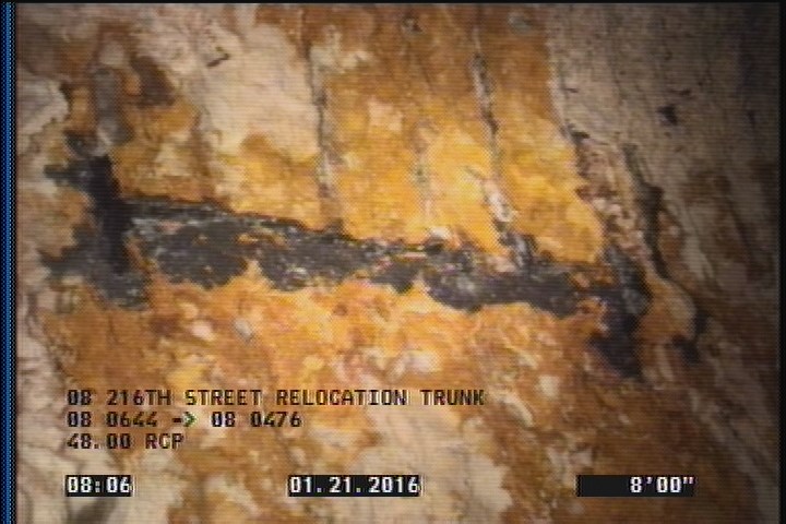 Surface Reinforcement Visible, from 09 to 03 o'clock, within 8 inches of joint: YES, Start