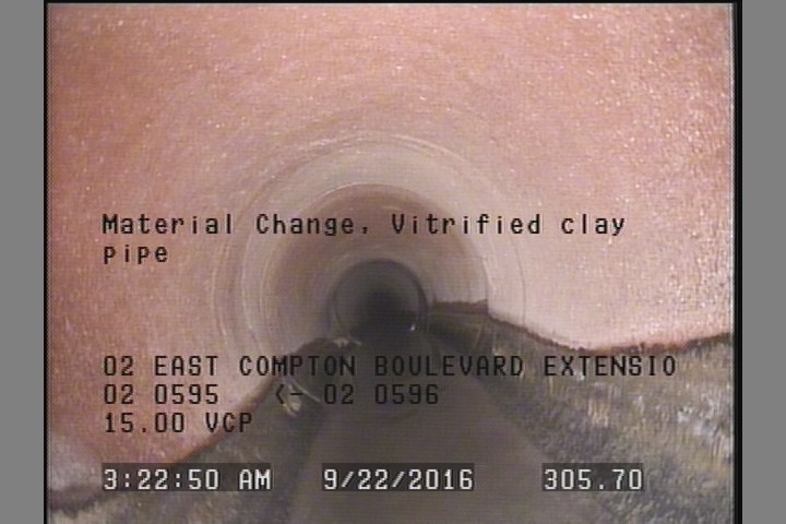 Material Change, Vitrified clay pipe