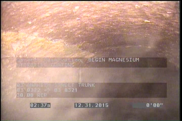 General Observation - BEGIN MAGNESIUM HYDROXIDE COATING