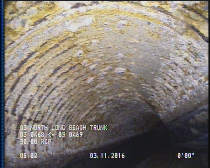 Survey Abandoned - VIEW OF UPLEG OF D/S SIPHON.