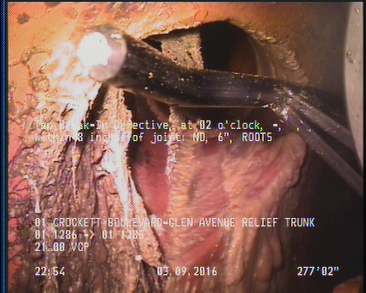Tap Break-In Defective, at 02 o'clock, -, , within 8 inches of joint: NO, 6" - ROOTS