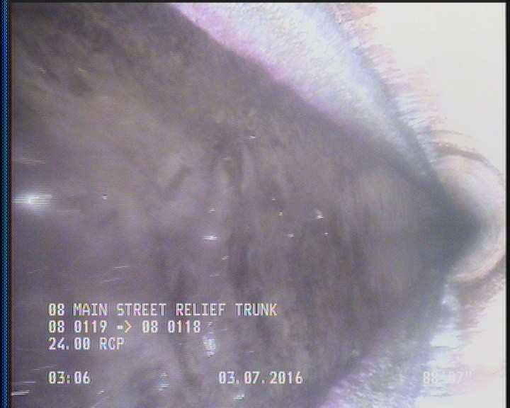 Deposits Settled Other, 10 %of cross sectional area, from 05 to 07 o'clock, , within 8 inches of joint: YES, Start