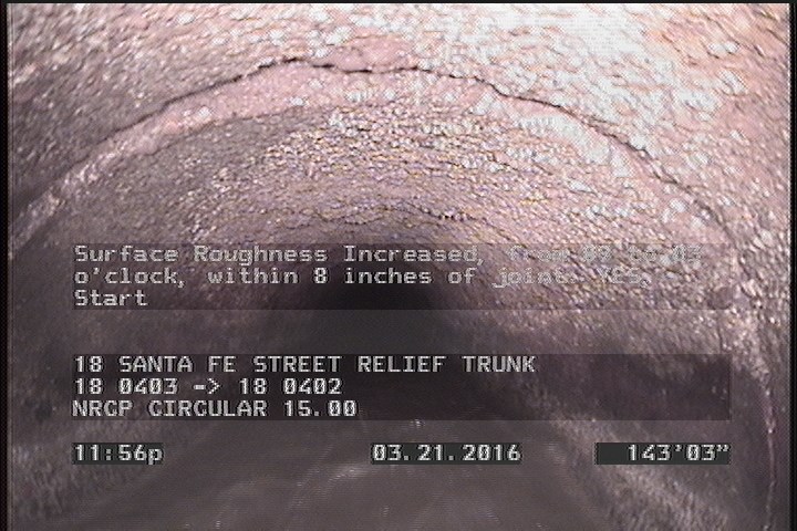 Surface Aggregate Visible, from 09 to 03 o'clock, within 8 inches of joint: YES, Start
