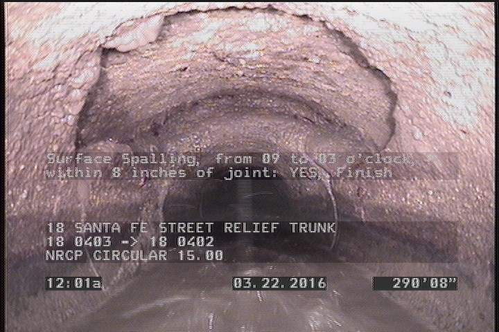 Surface Spalling, from 09 to 03 o'clock, within 8 inches of joint: YES, Finish