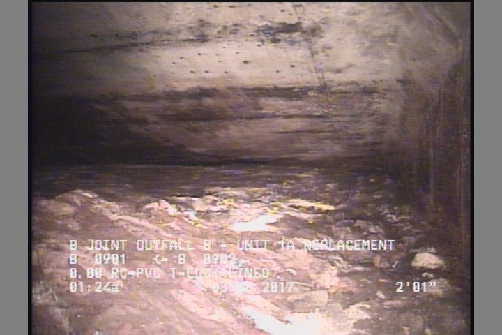 Deposits Settled Compacted, 70 %of cross sectional area, from 02 to 10 o'clock, , within 8 inches of joint: NO