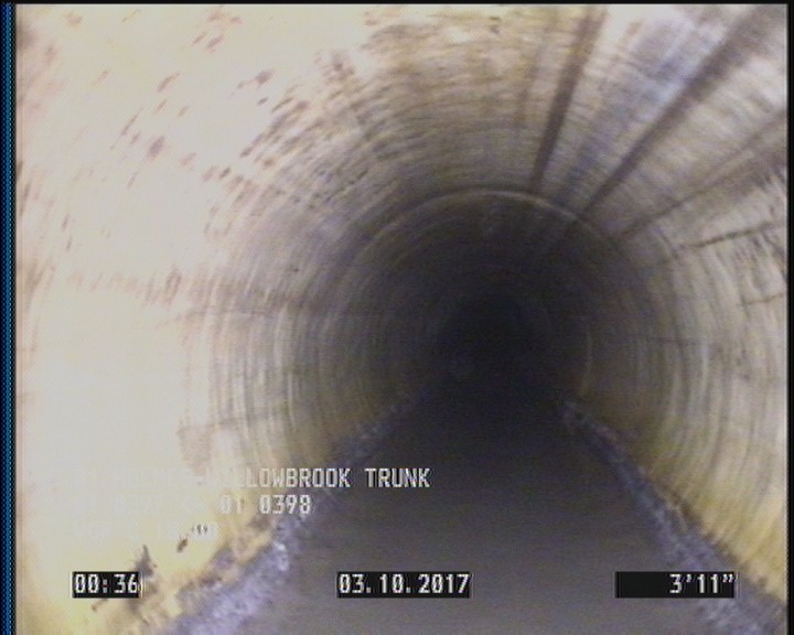 Deposits Attached Grease, 5 %of cross sectional area, from 04 to 08 o'clock, , within 8 inches of joint: NO, Start