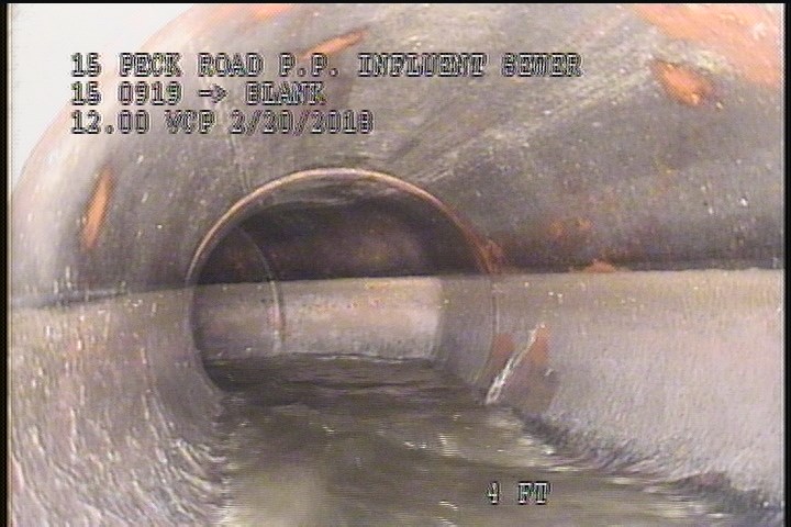 Upstream Manhole, Survey Begins - 11:13 AM