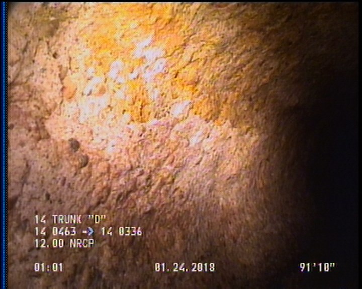 Surface Spalling, from 09 to 03 o'clock, within 8 inches of joint: YES, Start