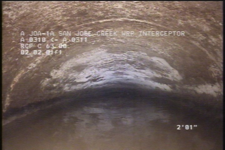 Water Mark, 100 %of cross sectional area