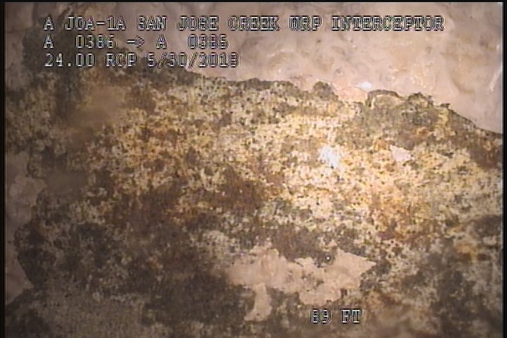 Surface Spalling, from 08 to 04 o'clock, within 8 inches of joint: NO - BLISTERING PEELING CONCRETE
