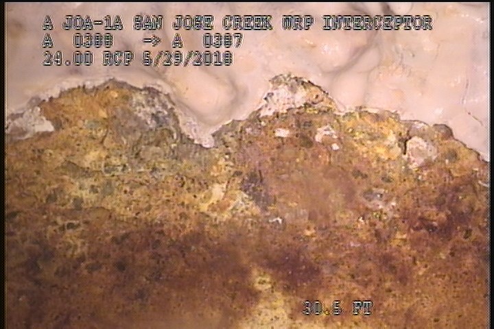 Surface Spalling, from 08 to 04 o'clock, within 8 inches of joint: YES, Start - BLISTERING PEELING CONCRETE