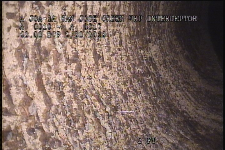 Surface Reinforcement Corroded, from 10 to 03 o'clock, within 8 inches of joint: YES