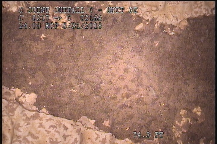 Surface Spalling, from 10 to 02 o'clock, within 8 inches of joint: NO - BLISTERING CONCRETEW
