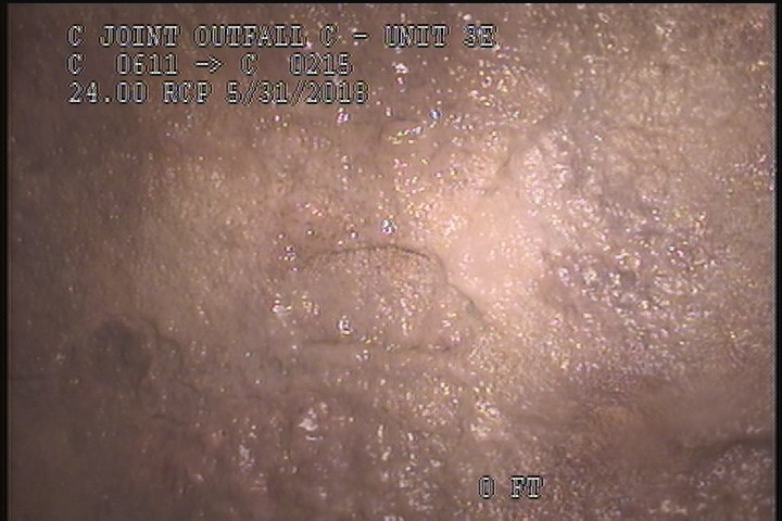Surface Spalling, from 08 to 04 o'clock, within 8 inches of joint: YES, Start - BLISTERING PEELING CONCRETE