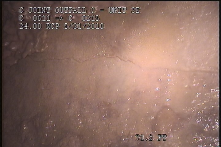Surface Spalling, from 08 to 04 o'clock, within 8 inches of joint: NO - PEELING CONCRETE