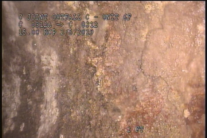 Surface Spalling, from 08 to 04 o'clock, within 8 inches of joint: YES, Start